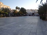 Miaouli Square is the heart of Hermoupolis town