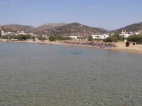 The long beach of the village Galissas