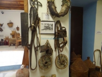 The tools of the coachman in the Exhibition of Traditional Occupations in Ano Syros