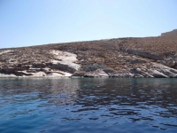 The archaeological site of Grammata in north Syros includes inscriptions on the rocks 