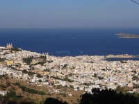 The capital of Syros, Hermoupolis from high above