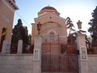 The orthodox church of Pammegiston Taxiarchon in Hermoupolis