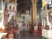 View of the interior of the Church of Anastaseos in Hermoupolis
