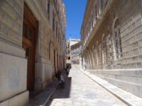 Mansions and alleys in Hermoupolis, Syros