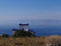 View to the sea from the village San Michali in the north part of Syros