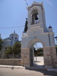 The Church of Agios Ioannis Prodromos at the entrance of Posidonia