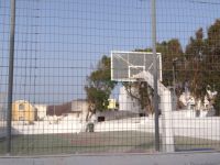 Basketball court at Oia