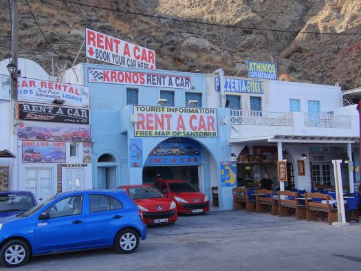Cyclades - Santorini - Athinios - Lignos Rent a Car