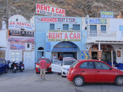 Cyclades - Santorini - Athinios - Kronos Rent a Car