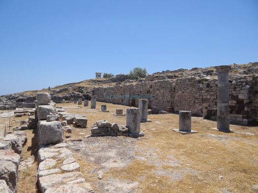 Cyclades - Santorini - Ancient Thira - Basilike Stoa