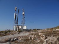 Cyclades - Santorini - Pirgos - Antennas in Prophet Elias