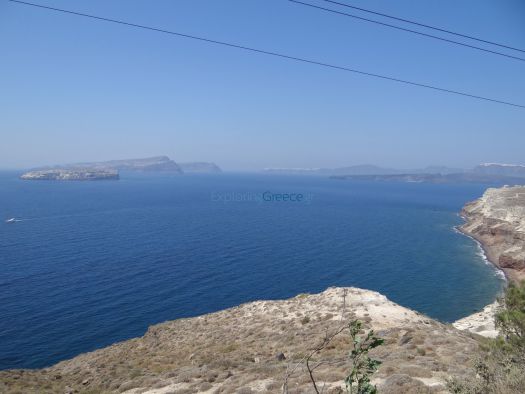 Cyclades - Santorini - Akrotiri - Nice view to Caldera