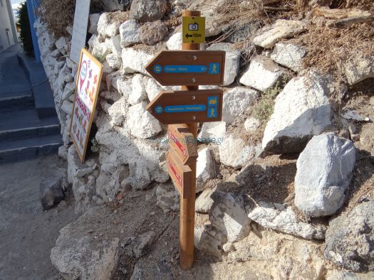 Cyclades - Santorini - Imerovigli - Paths from Imerovigli