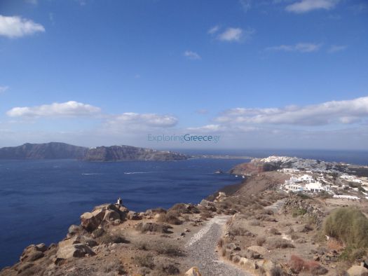 View from path Fira- Oia